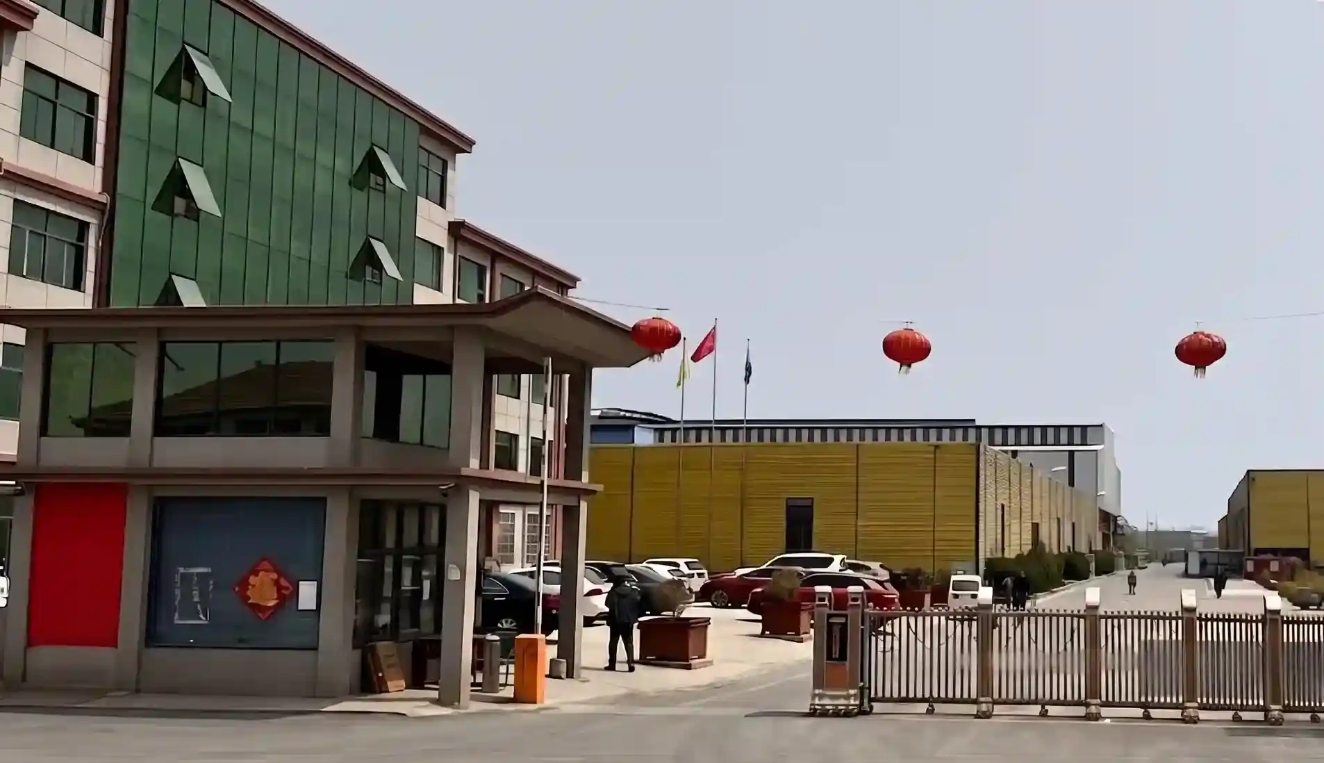 HangoTech factory gate and entrance