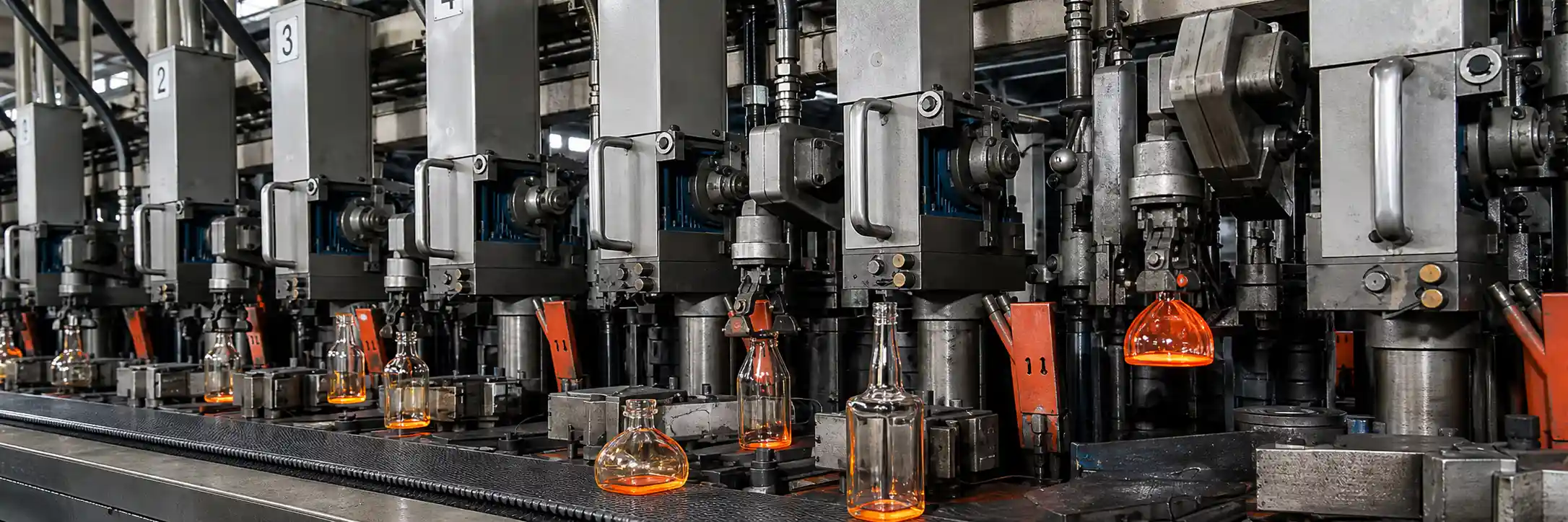Automated glass bottle production at HangoTech