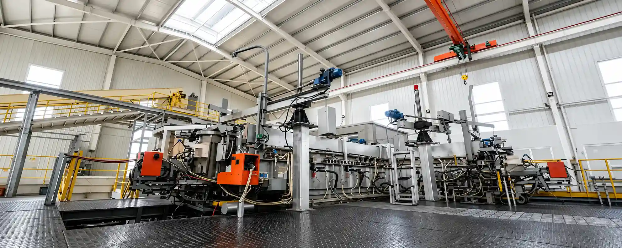 Overview of the HangoTech glass bottle production line