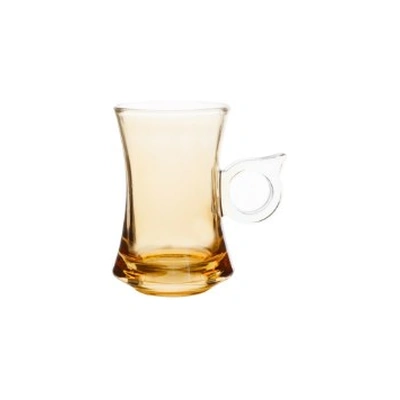 Glass Beer Mug P-225A Amber