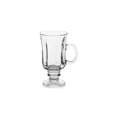 Glass Beer Mug YB298-Vertical-Ribbed