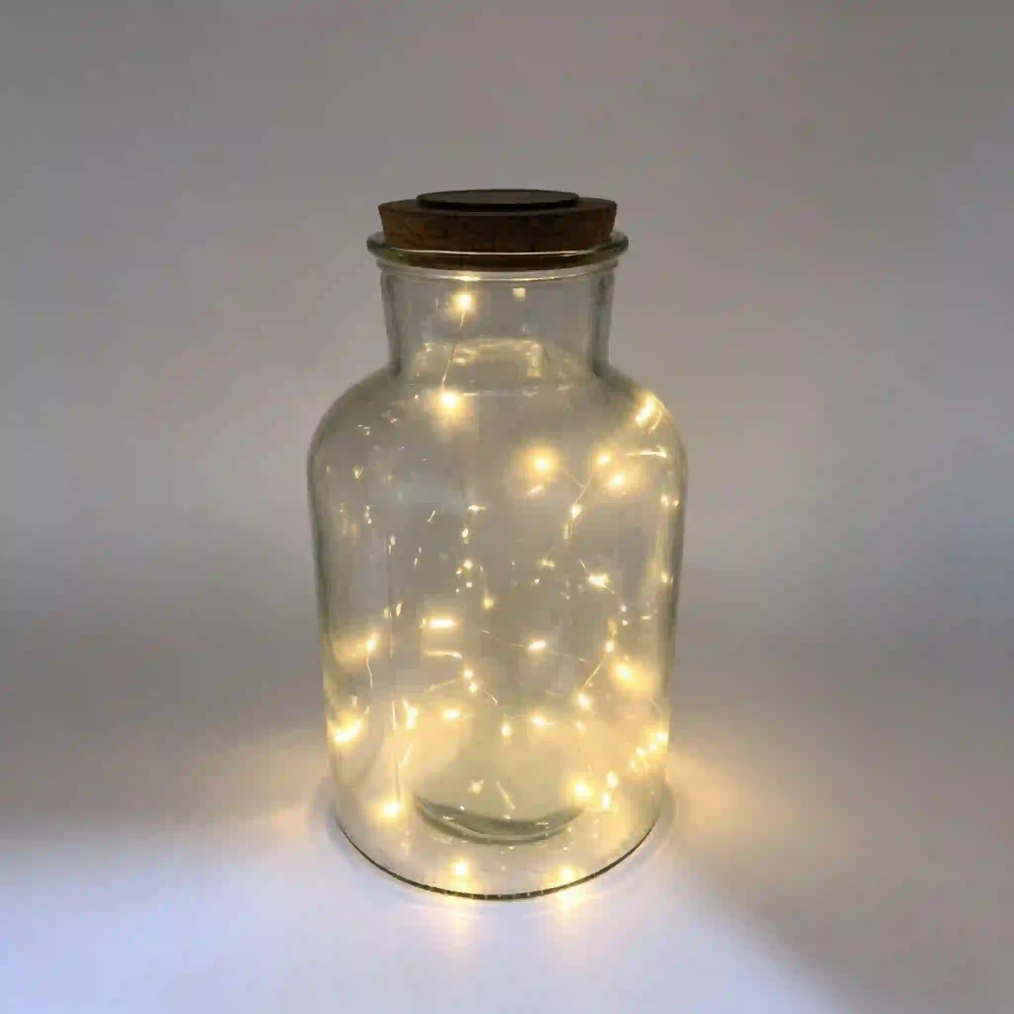 Clear Ambient LED Glass Jar