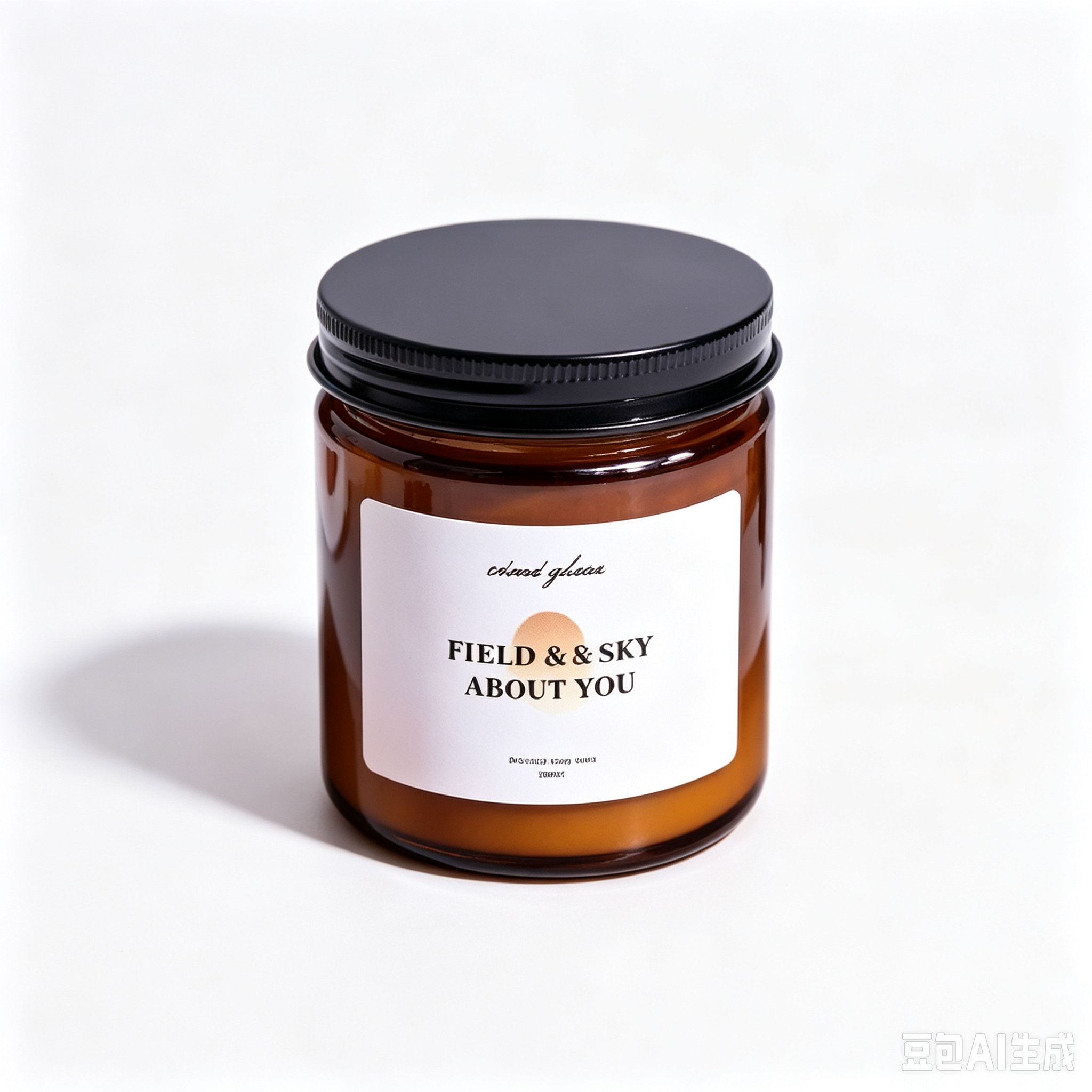 Glass Candle Jar Sticker